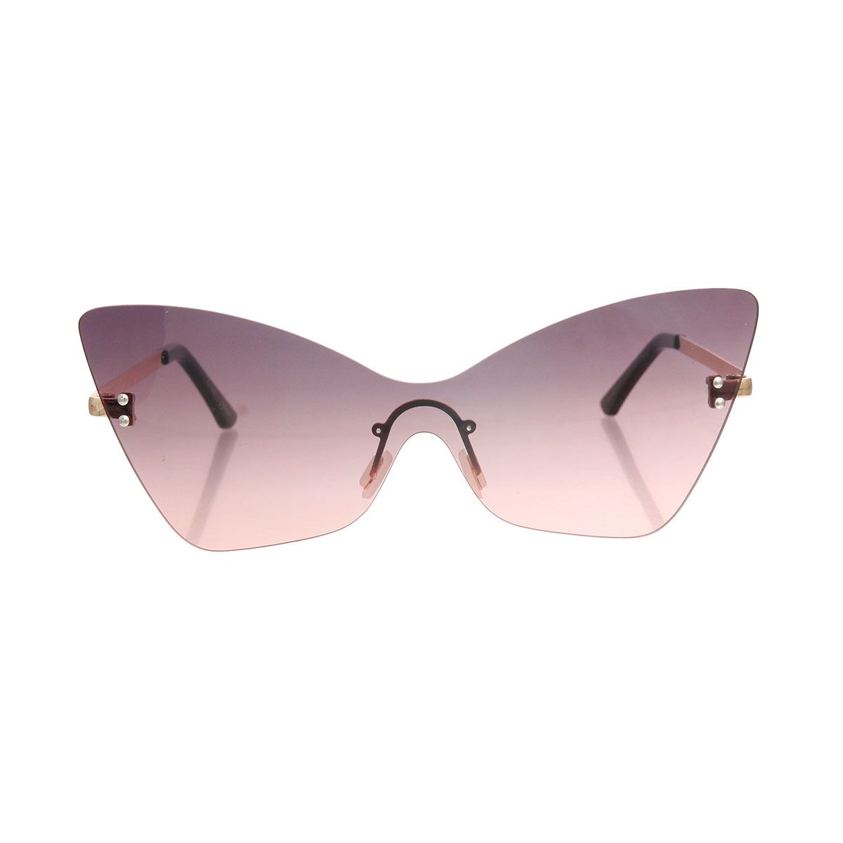 Rimless Butterfly Sunglasses