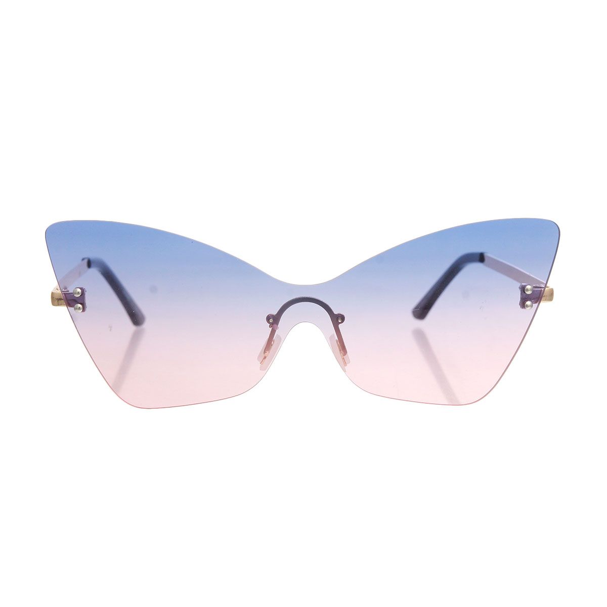 Rimless Butterfly Sunglasses